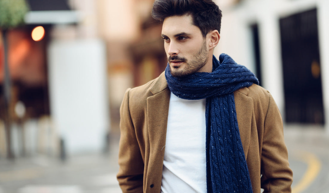 men's fashion how to wear scarf