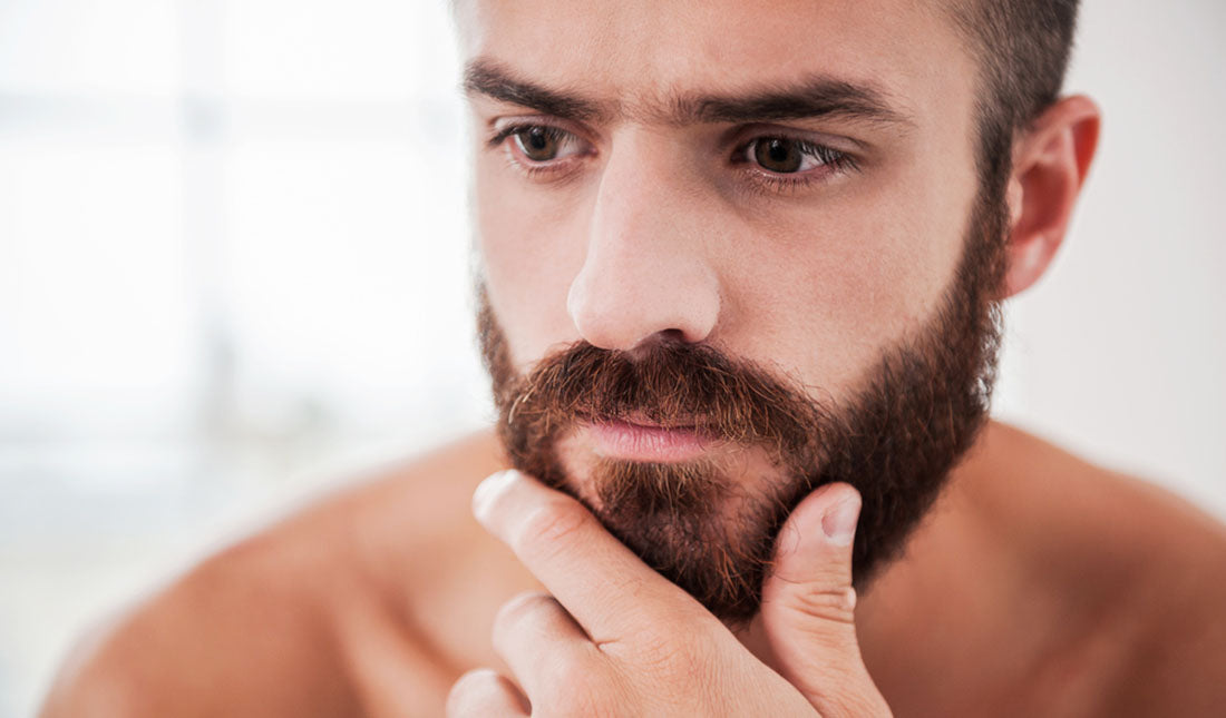 Get rid of dry skin under beard Clearance