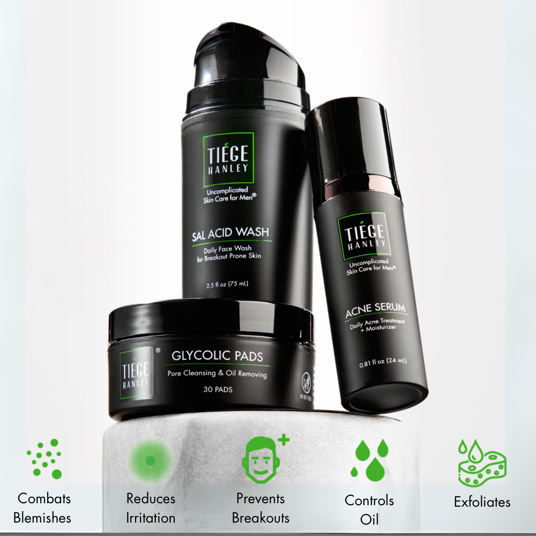 Combats Blemishes, Reduces Irritation, Prevents Breakouts, Controls Oil, Exfoliates