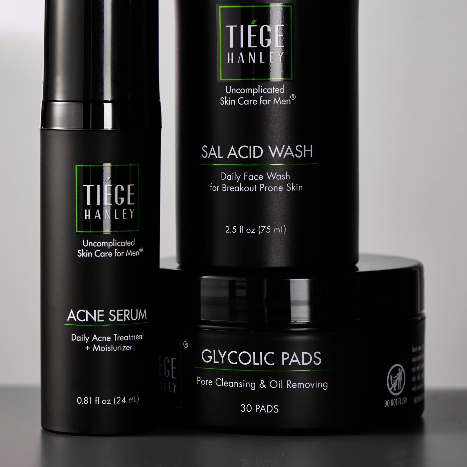 Collection of Tiege Acne Products