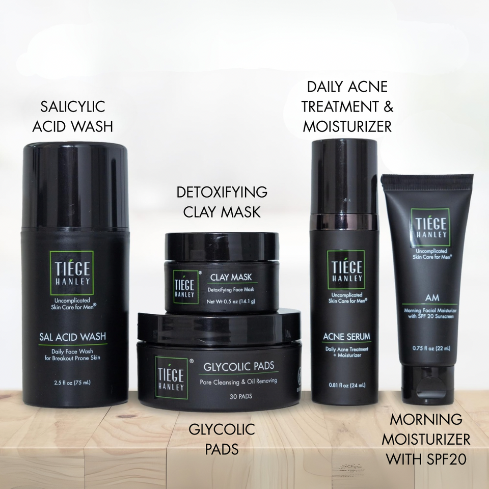 Treat Acne with Tiege Hanley's Benzoyl Peroxide-Free Routines