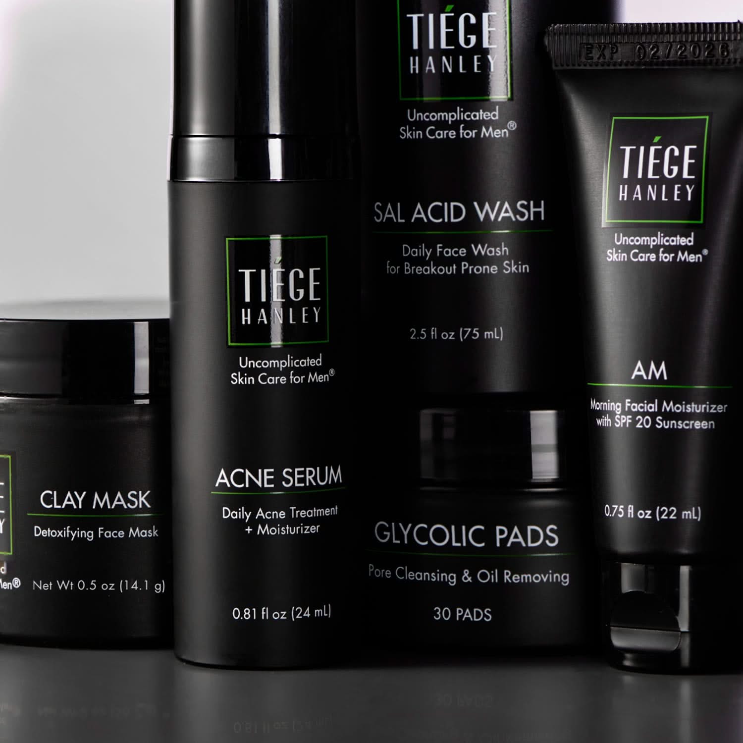 Collection of Tiege Acne Products