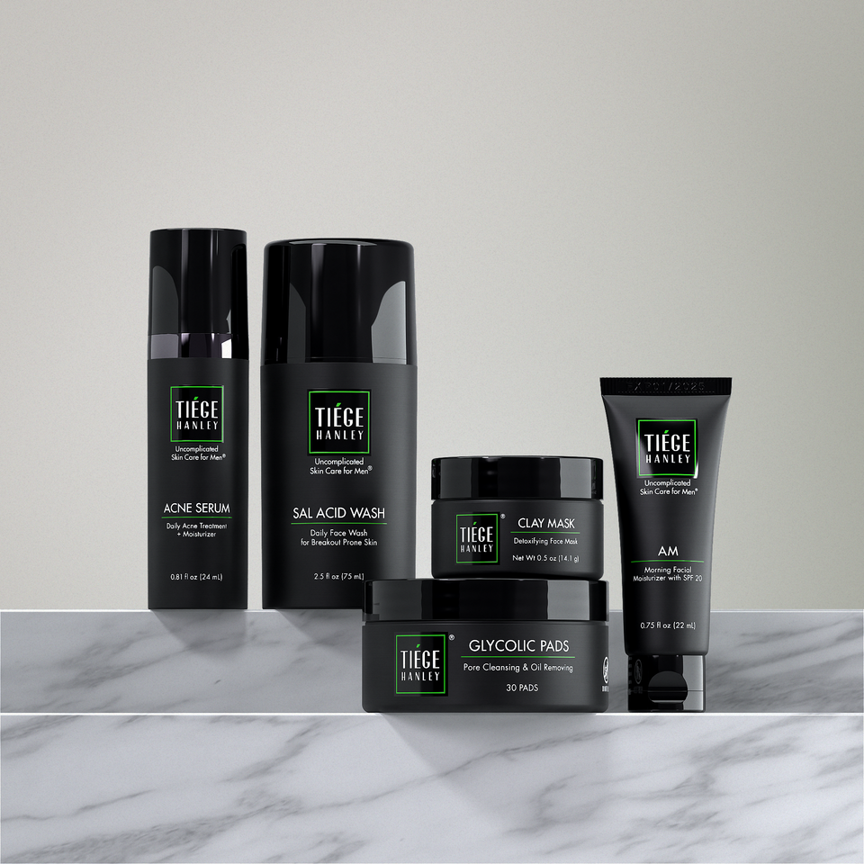 Treat Acne with Tiege Hanley's Benzoyl Peroxide-Free Routines