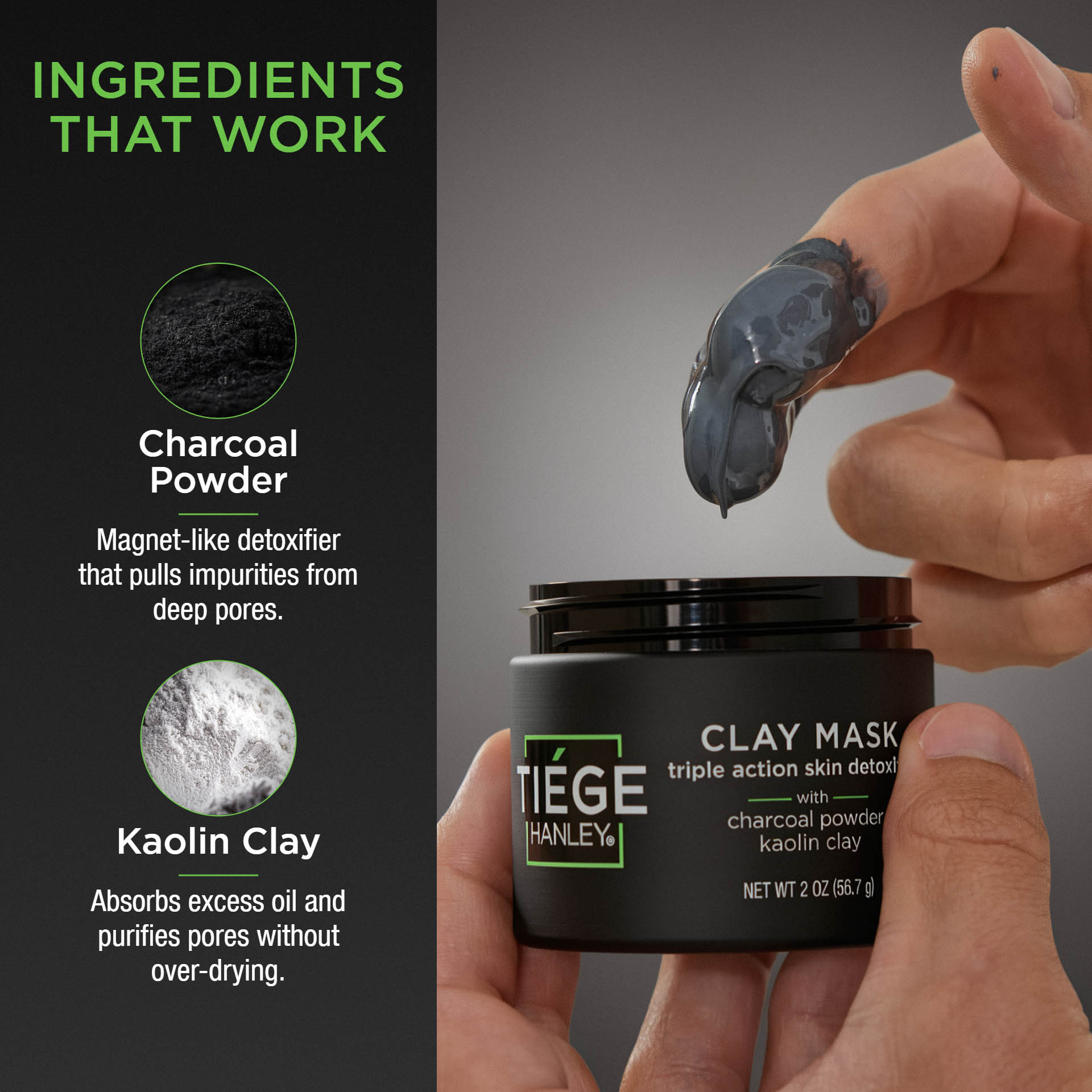 Detoxifying Clay Mask for Men – Tiege Hanley