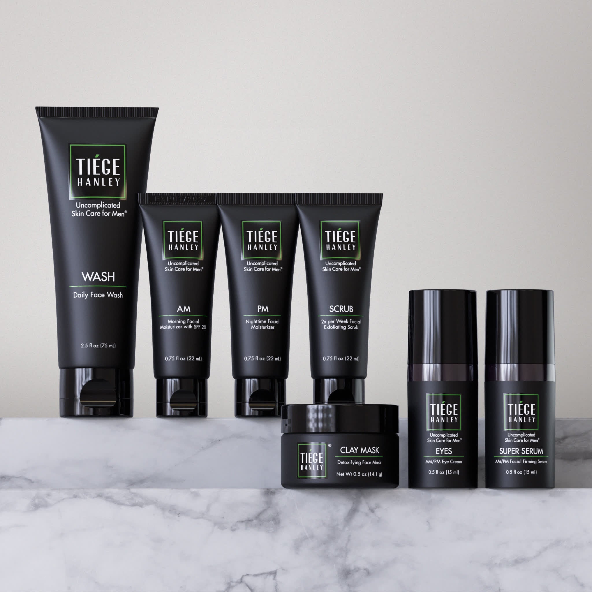 Tiege Hanley's Skin Care Kit for Men - The Revitalization Routine
