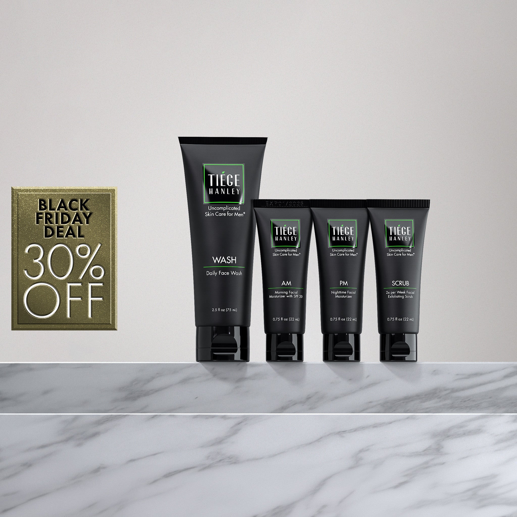 Tiege Hanley's Skin Care Kit for Men - The Essential Routine